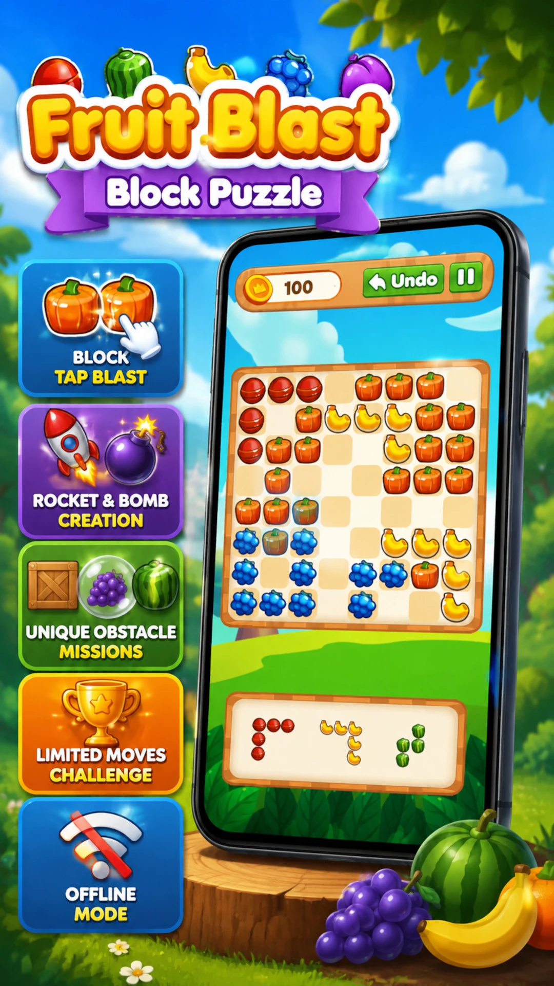 Fruit Blast: Block Puzzle screenshot